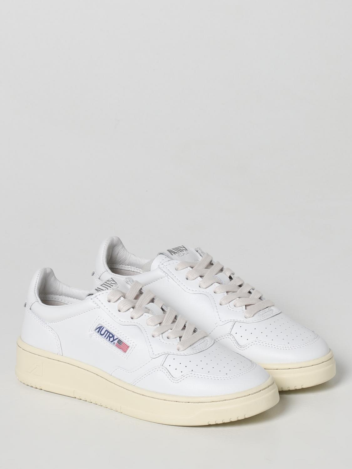 AUTRY SNEAKERS: Autry Medalist 01 sneakers in leather, White - Img 2