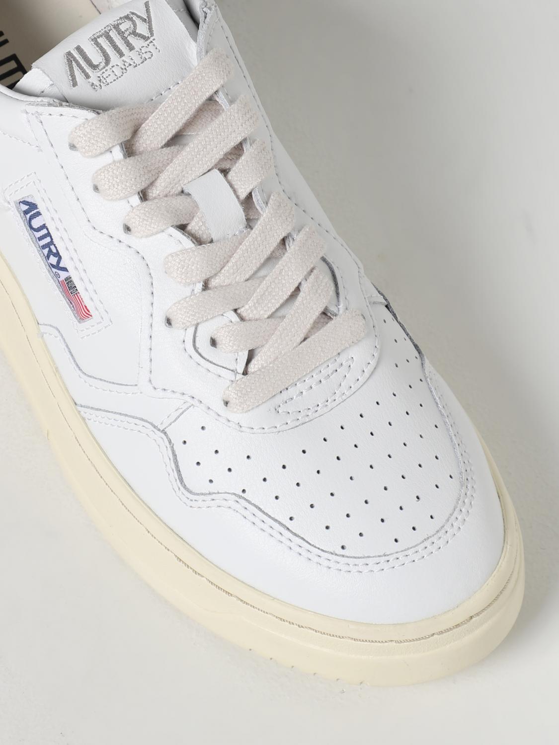 AUTRY SNEAKERS: Autry Medalist 01 sneakers in leather, White - Img 4