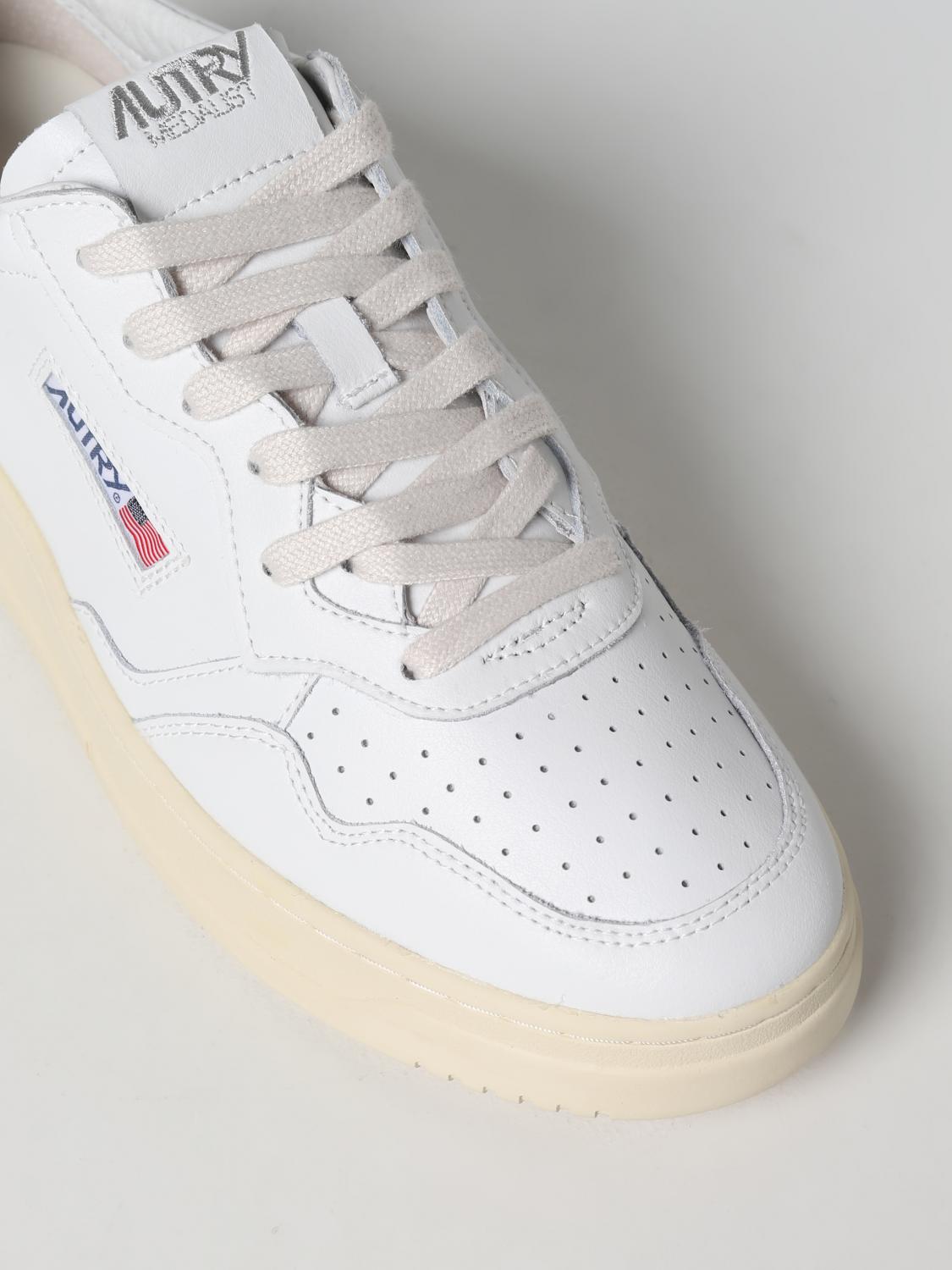 AUTRY SNEAKERS: Autry Medalist 01 sneakers in leather, White - Img 4