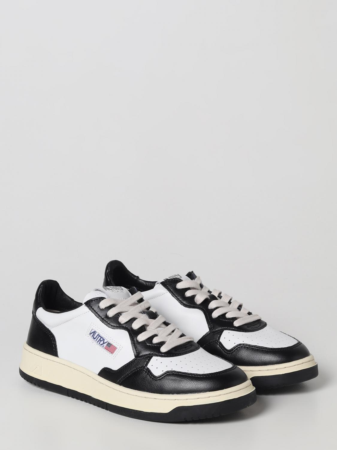 AUTRY SNEAKERS: Autry Medalist 01 sneakers in bicolor leather, Black - Img 2