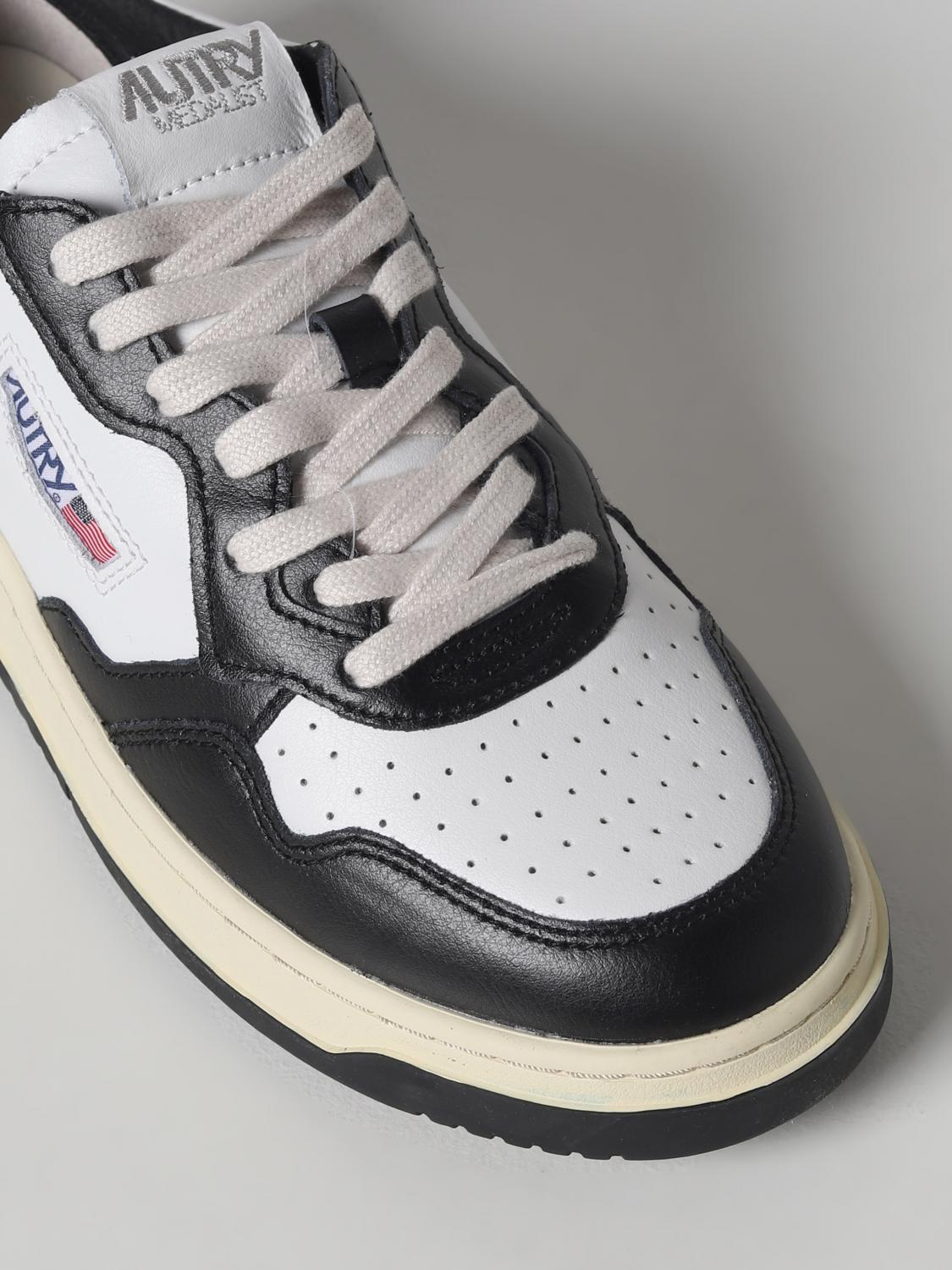 AUTRY SNEAKERS: Autry Medalist 01 sneakers in bicolor leather, Black - Img 4