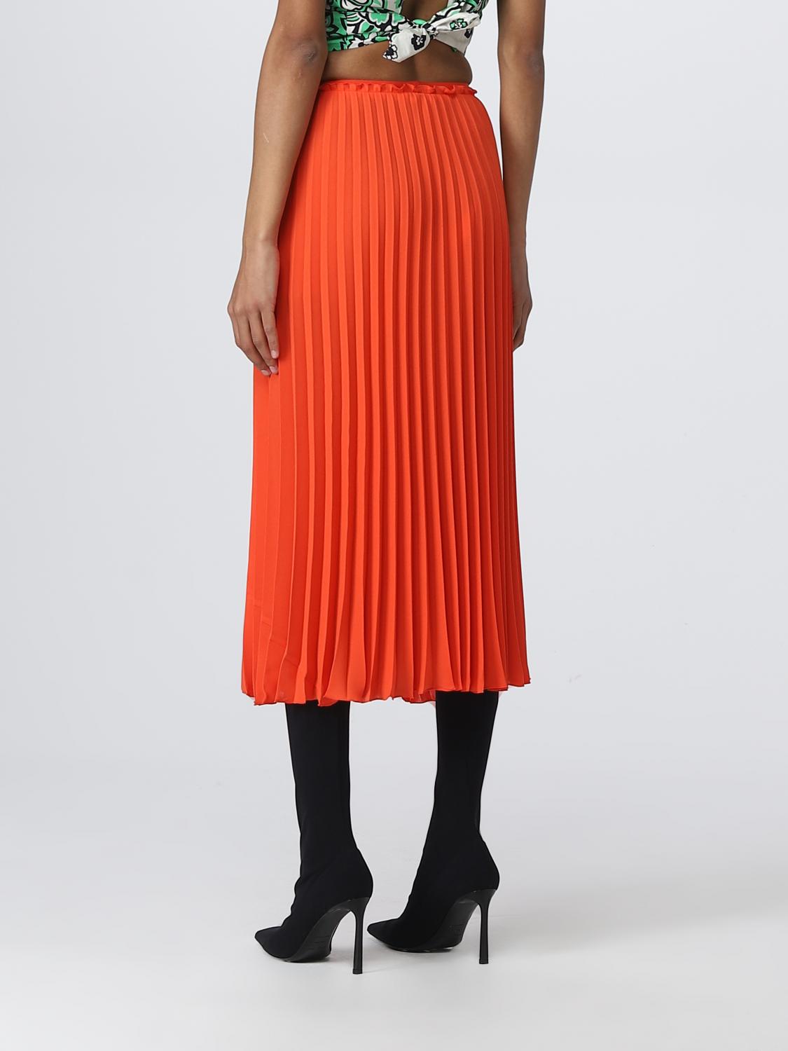 RED VALENTINO FALDA: Falda mujer Red Valentino, Naranja - Img 3