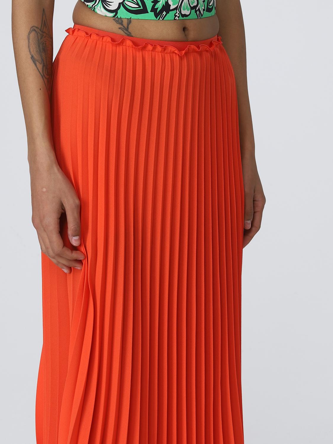 RED VALENTINO FALDA: Falda mujer Red Valentino, Naranja - Img 5