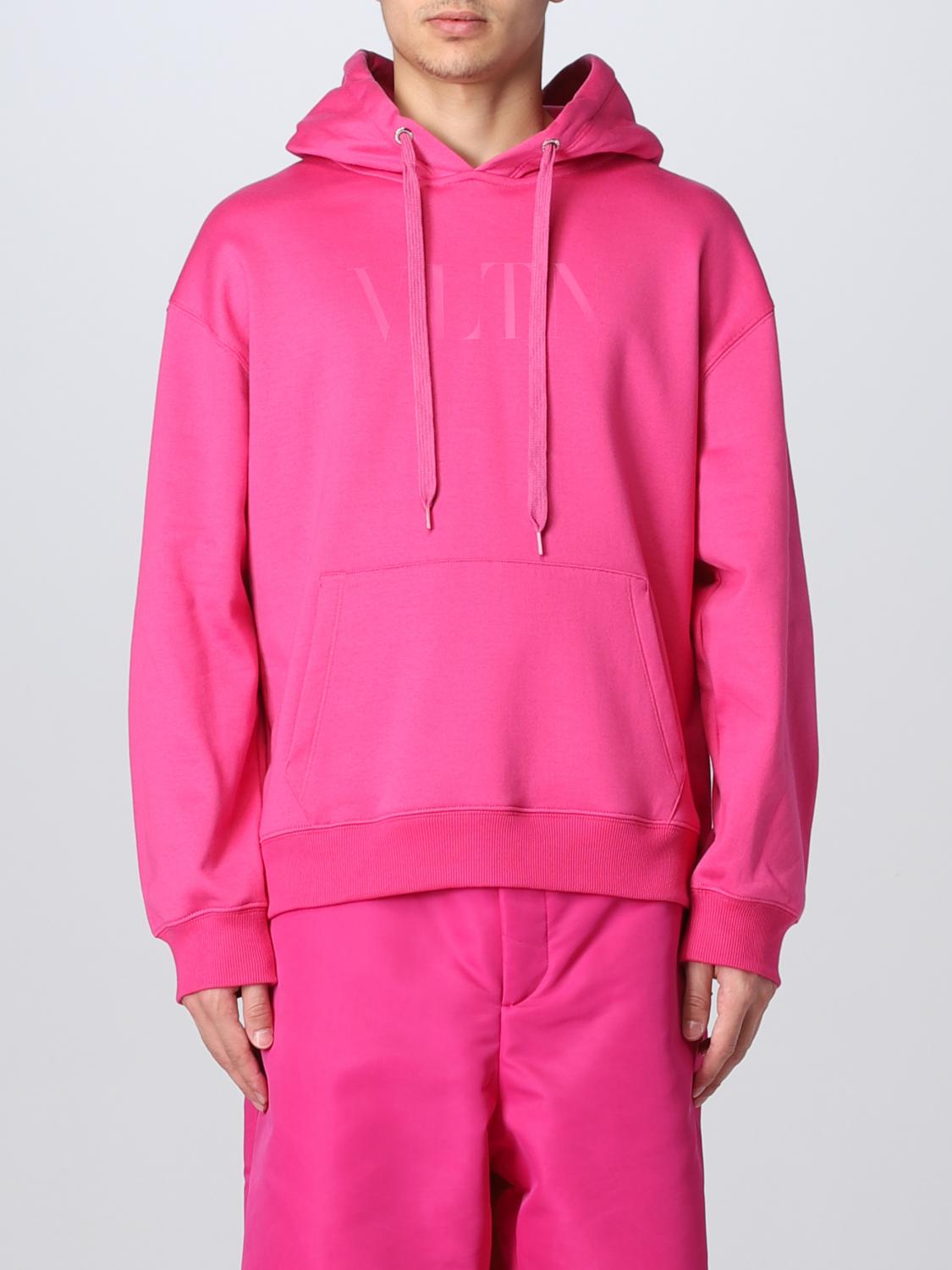 VALENTINO SWEATSHIRT: Sweatshirt men Valentino, Pink - Img 1
