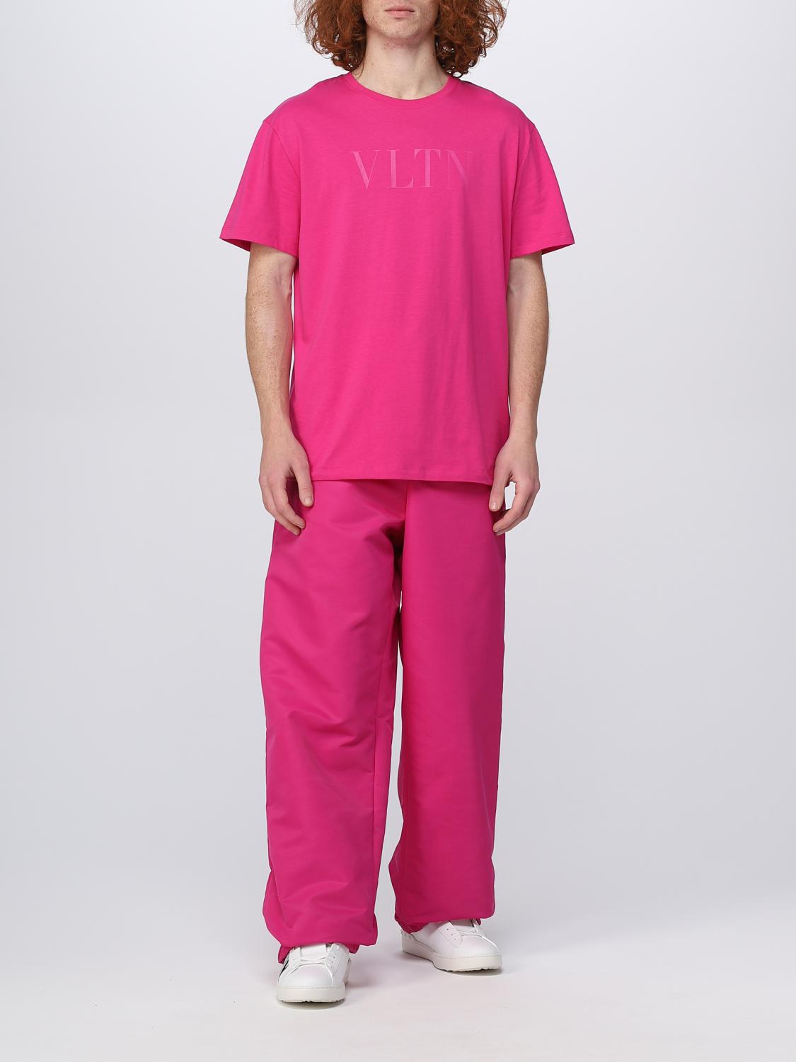 Valentino Tシャツ メンズ - ピンク | 2V3MG10V96P | GIGLIO.COM