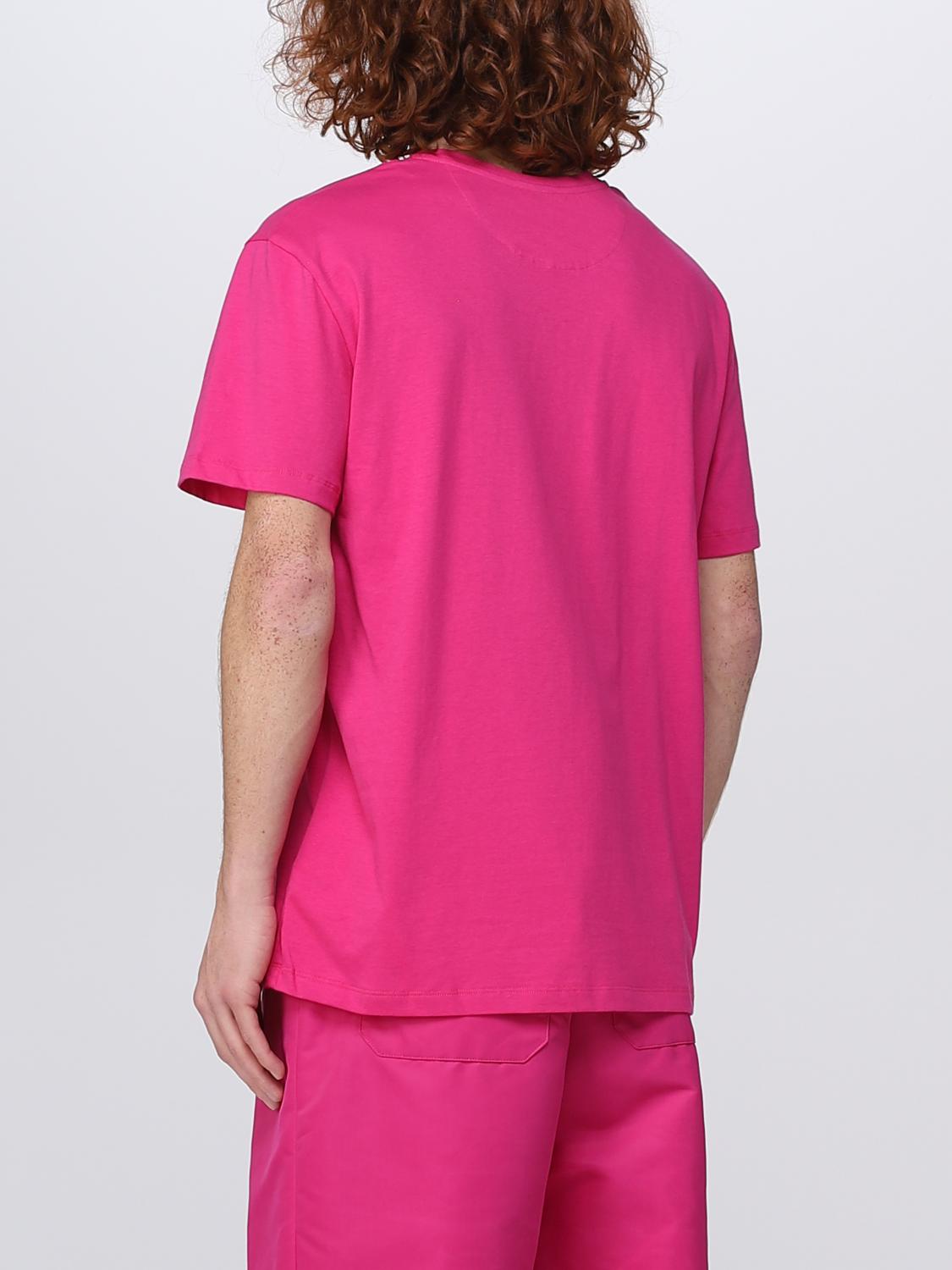 Valentino Tシャツ メンズ - ピンク | 2V3MG10V96P | GIGLIO.COM
