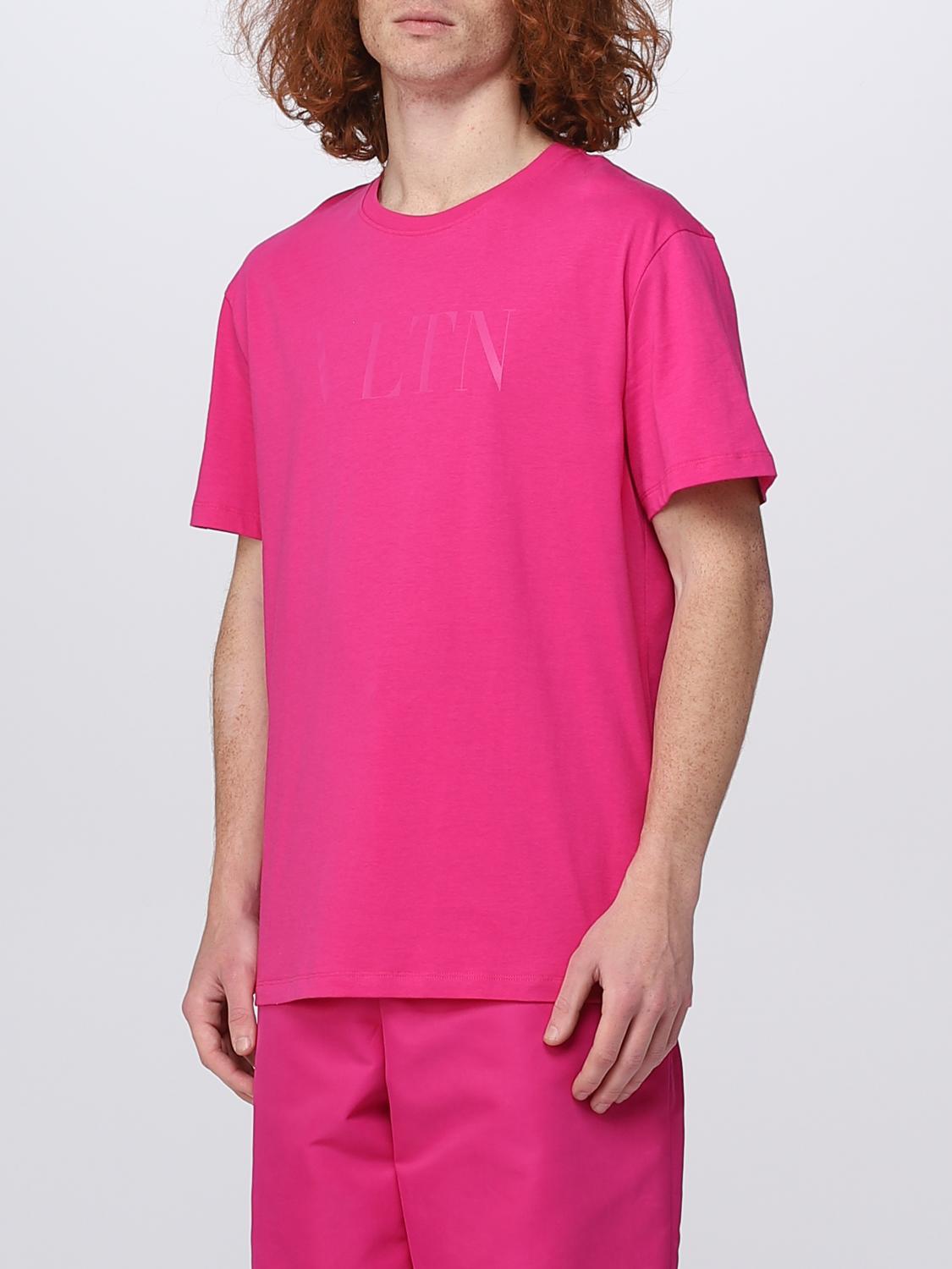 Valentino Tシャツ メンズ - ピンク | 2V3MG10V96P | GIGLIO.COM