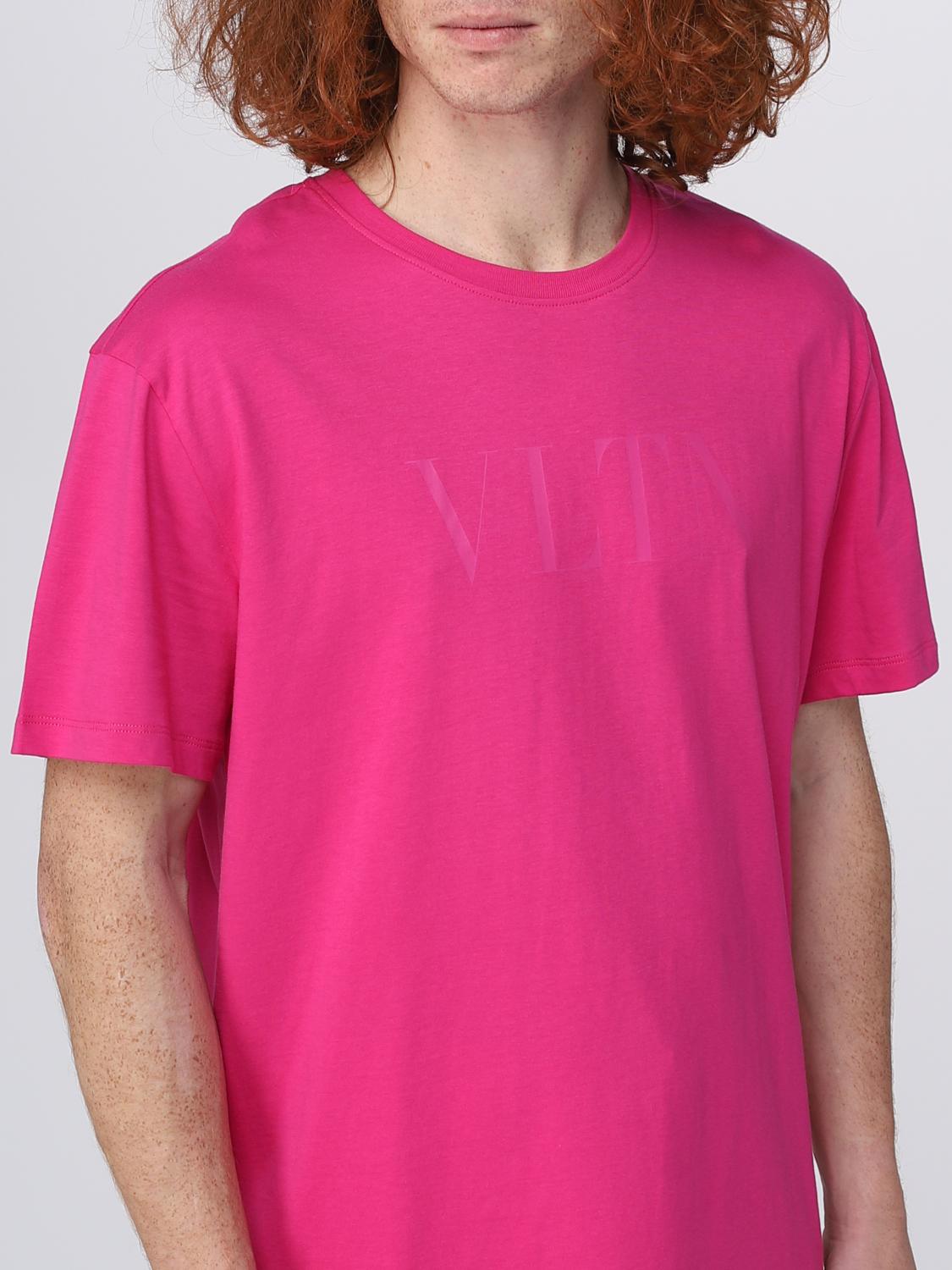 Valentino Tシャツ メンズ - ピンク | 2V3MG10V96P | GIGLIO.COM