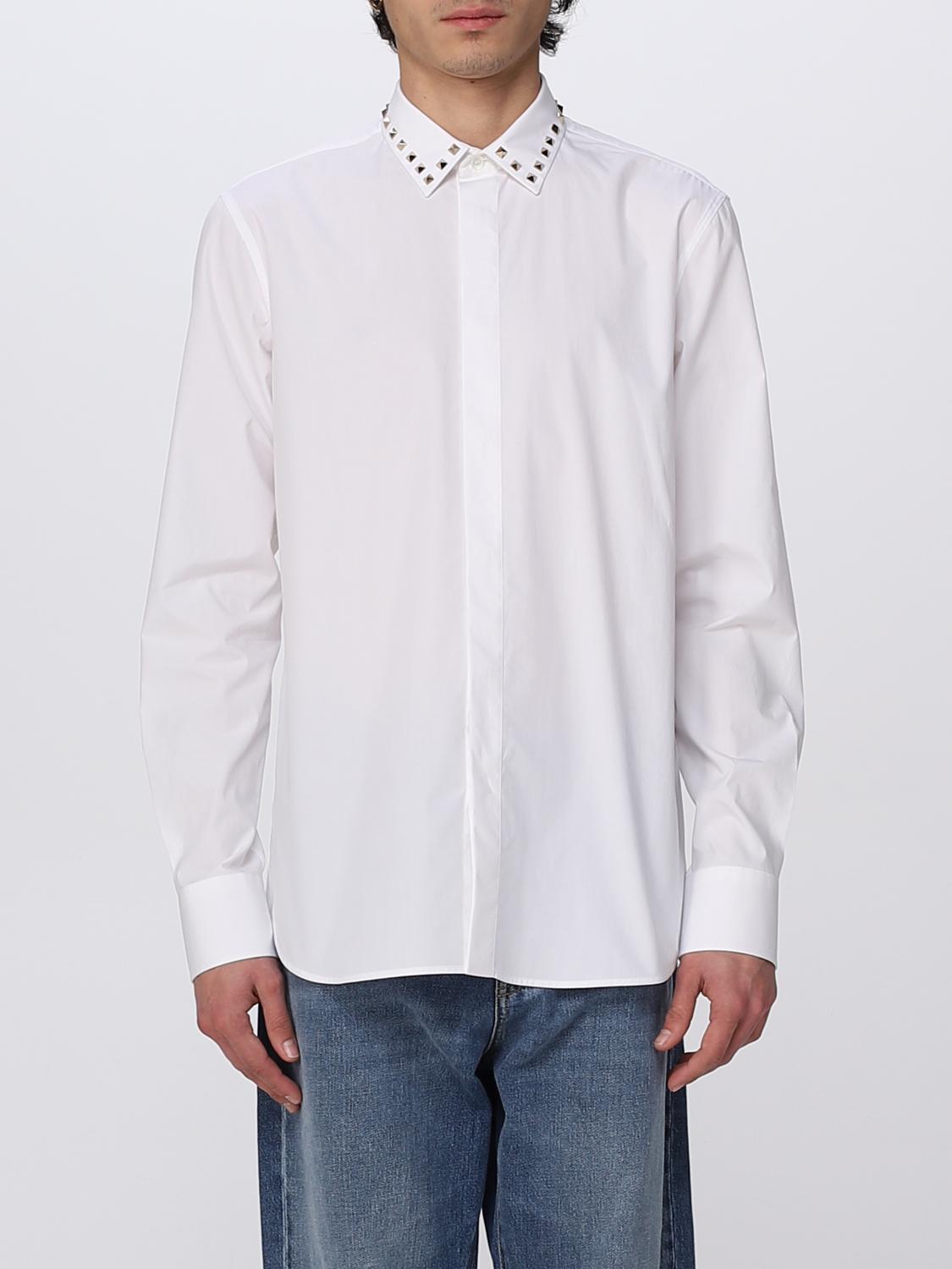 Valentino Shirt men - White | 2V3AB25C4WW | GIGLIO.COM