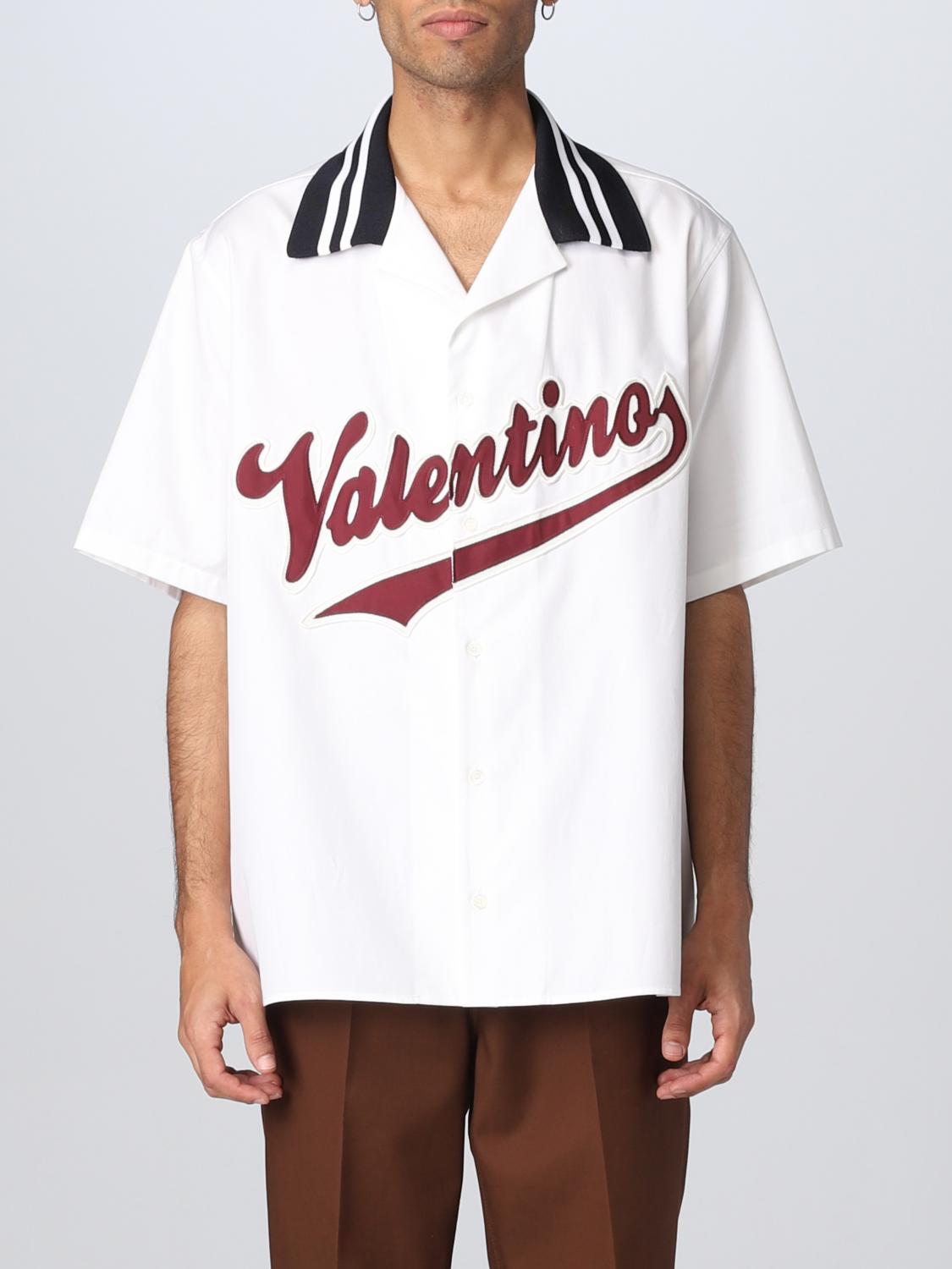 VALENTINO CAMICIA: Camicia Valentino in popeline, Bianco - Img 1