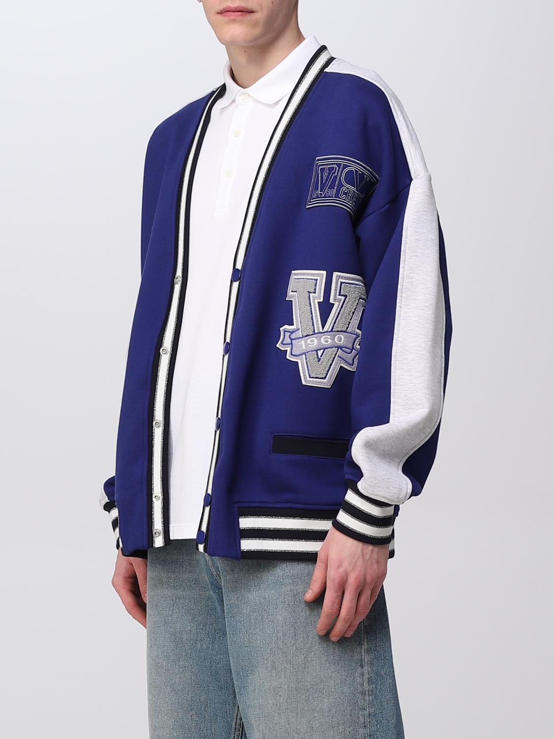 VALENTINO CÁRDIGAN: Sudadera hombre Valentino, Azul Oscuro - Img 4