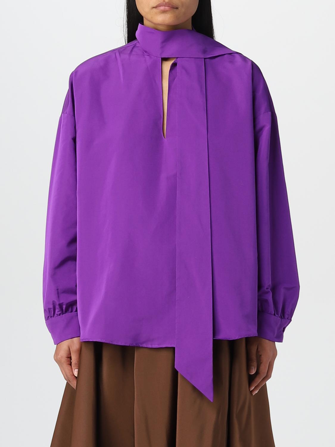 VALENTINO TOP: Top mujer Valentino, Violeta - Img 1