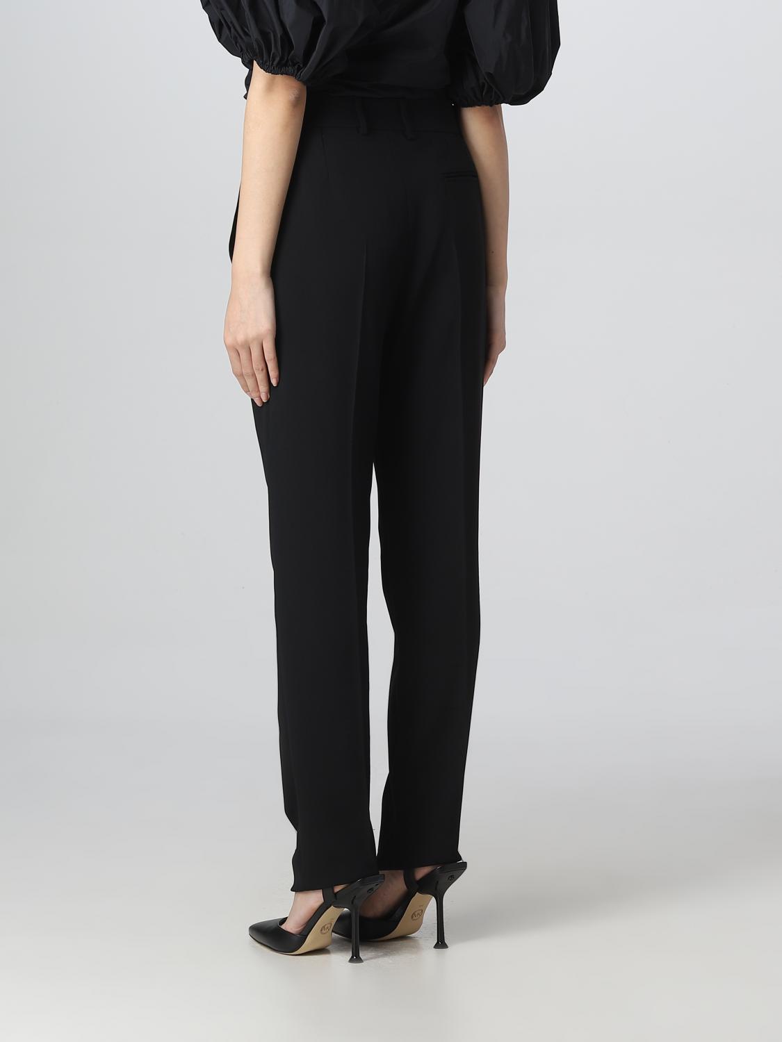 EMPORIO ARMANI PANTALONI: Pantalone Emporio Armani in misto viscosa, Nero - Img 3