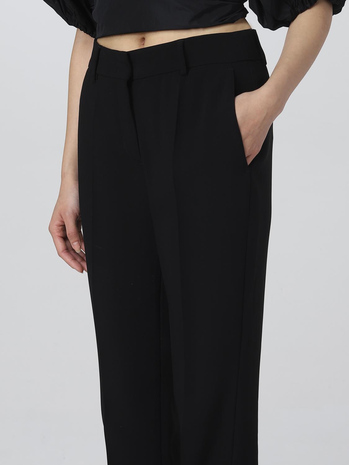 EMPORIO ARMANI PANTALONI: Pantalone Emporio Armani in misto viscosa, Nero - Img 4