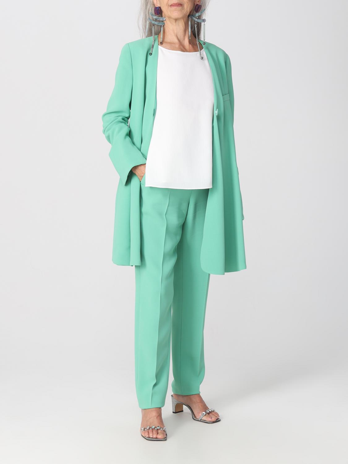 EMPORIO ARMANI PANTALONES: Pantalón mujer Emporio Armani, Verde - Img 2