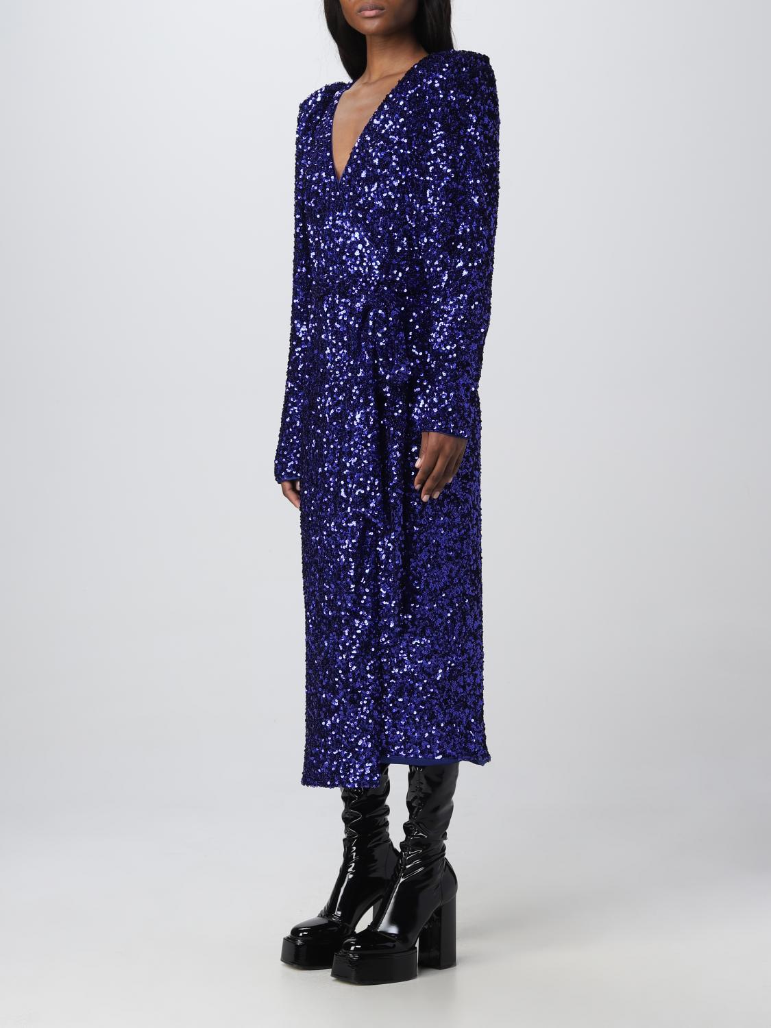 ROTATE DRESS: Dress woman Rotate, Blue - Img 3