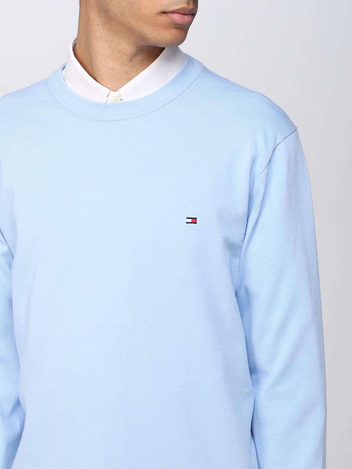 TOMMY HILFIGER PULLOVER: Pullover herren Tommy Hilfiger, Blau - Img 4