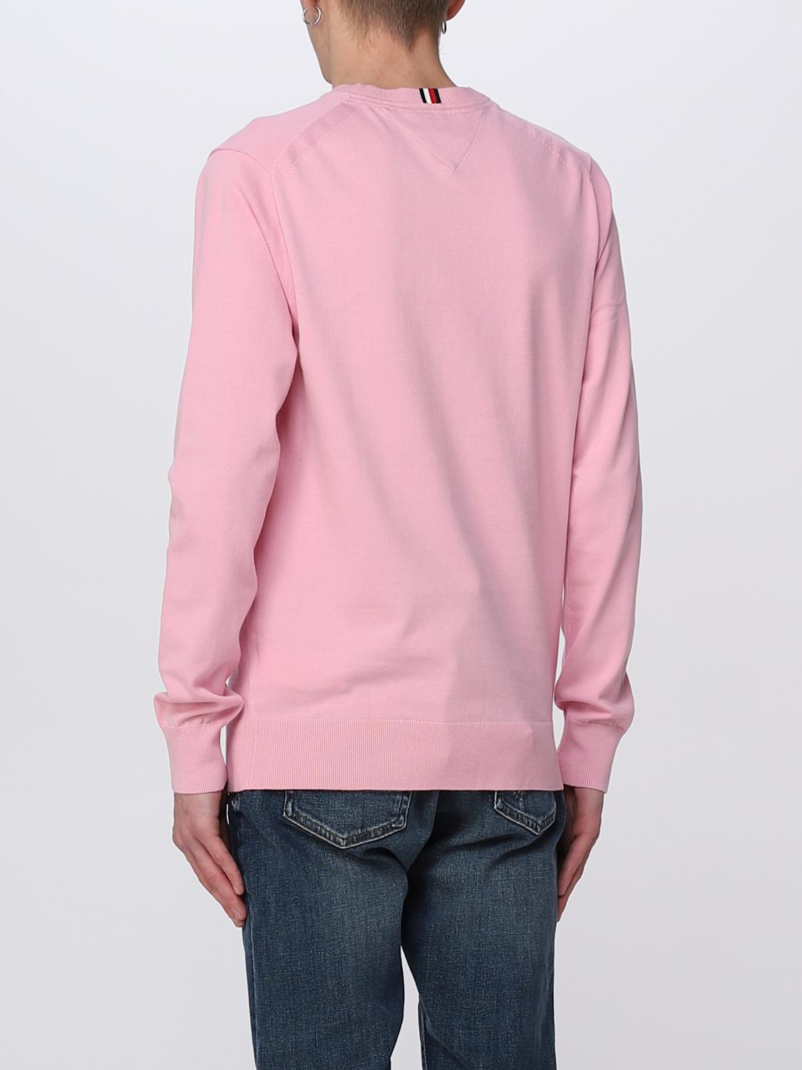 TOMMY HILFIGER PULLOVER: Pullover herren Tommy Hilfiger, Pink - Img 2