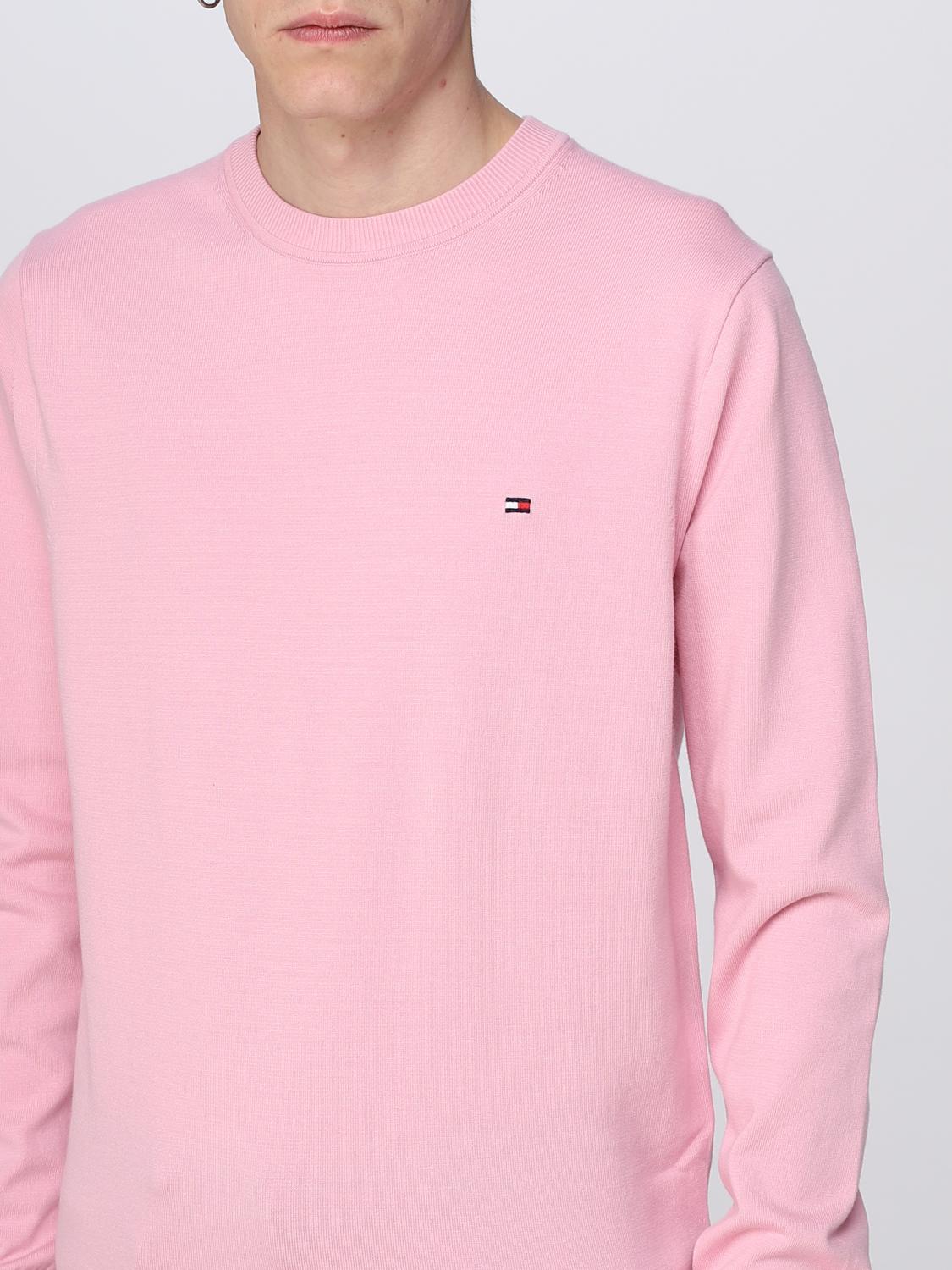 TOMMY HILFIGER PULLOVER: Pullover herren Tommy Hilfiger, Pink - Img 3
