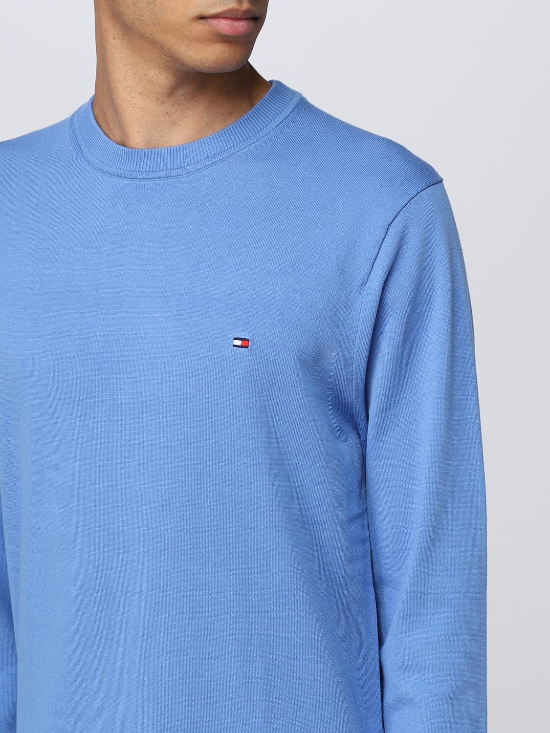 TOMMY HILFIGER PULLOVER: Pullover herren Tommy Hilfiger, Hellblau - Img 3