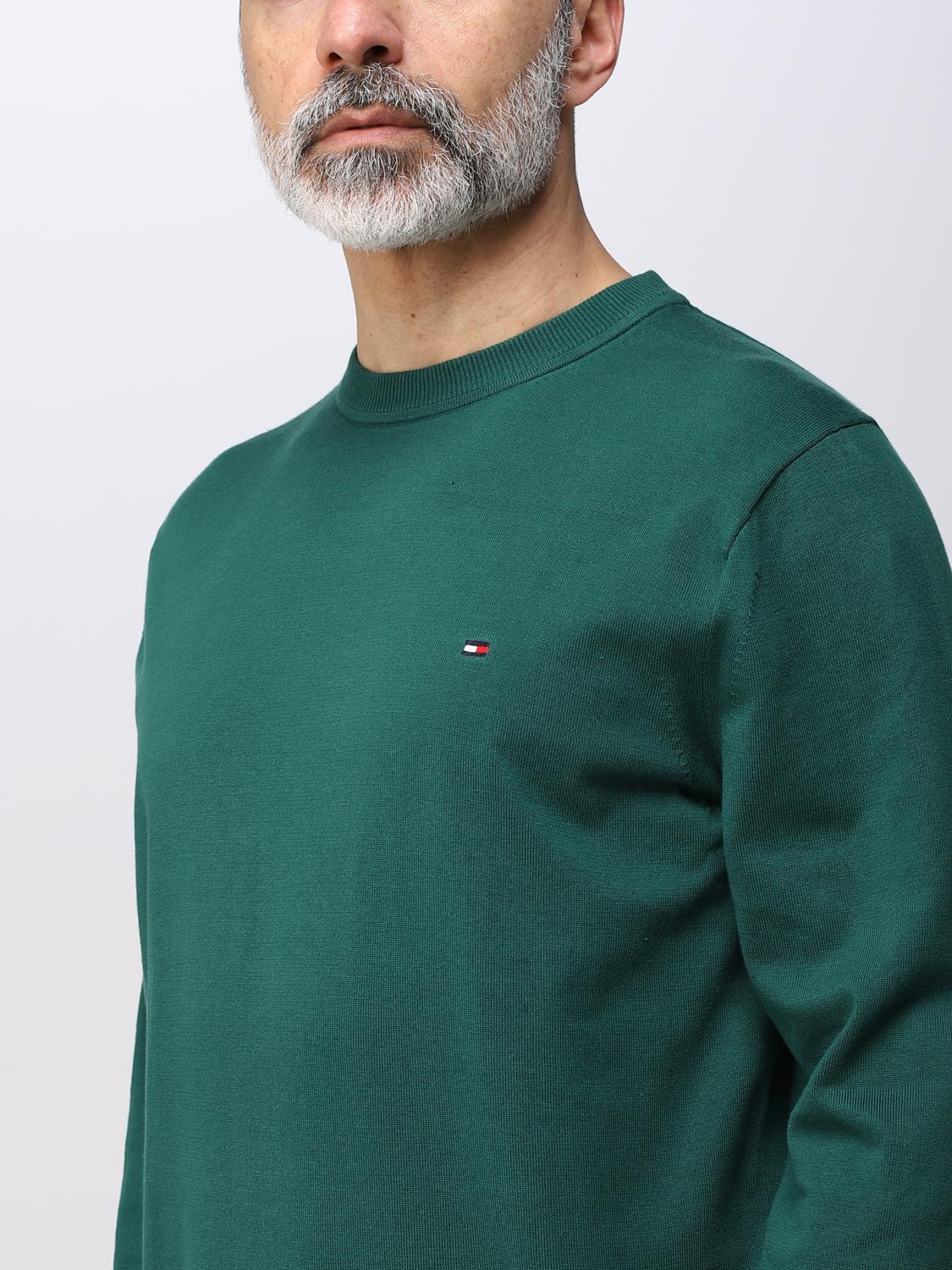 TOMMY HILFIGER PULLOVER: Pullover herren Tommy Hilfiger, Grün - Img 3