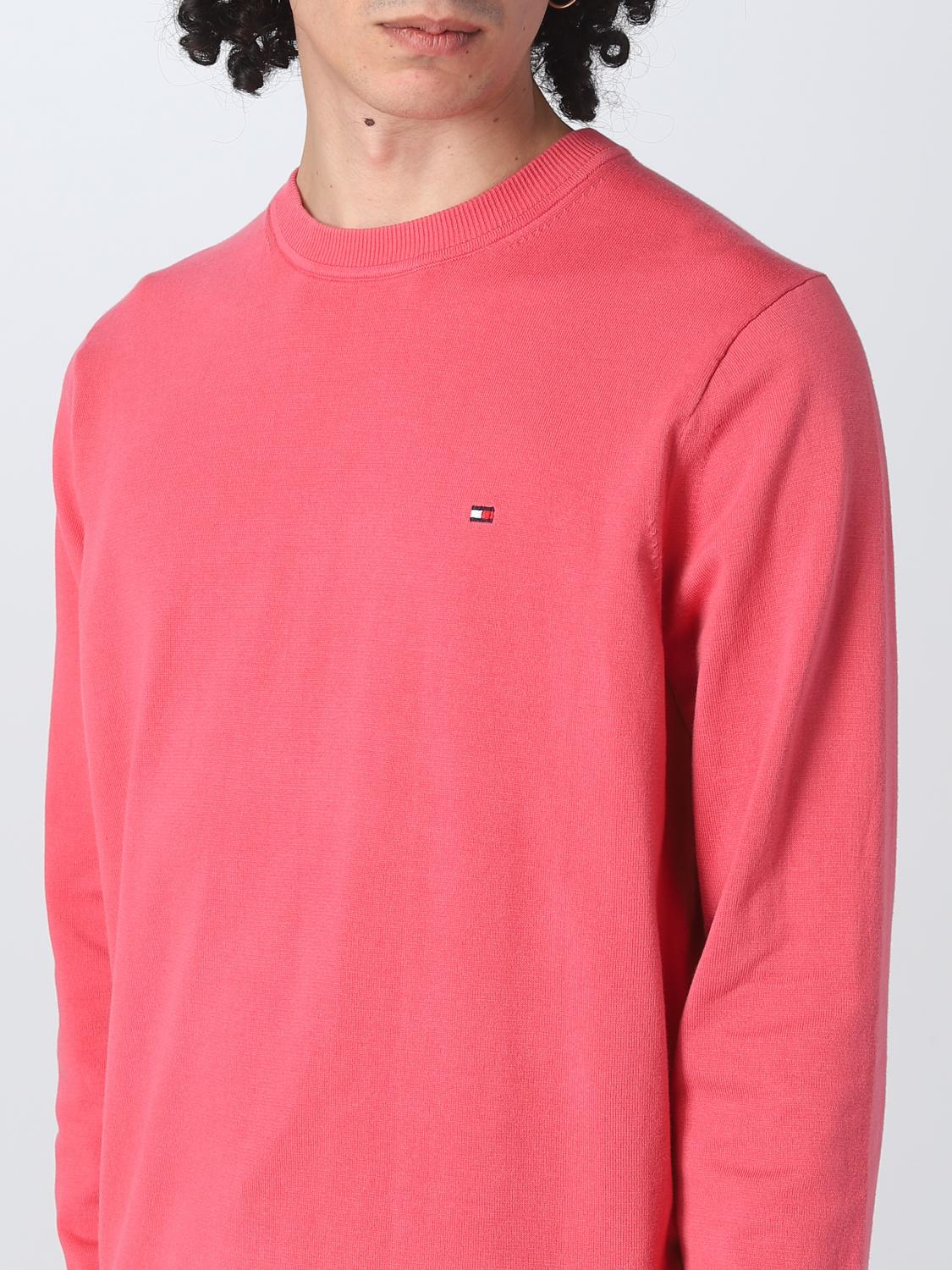 TOMMY HILFIGER SWEATER: Sweater men Tommy Hilfiger, Red - Img 3