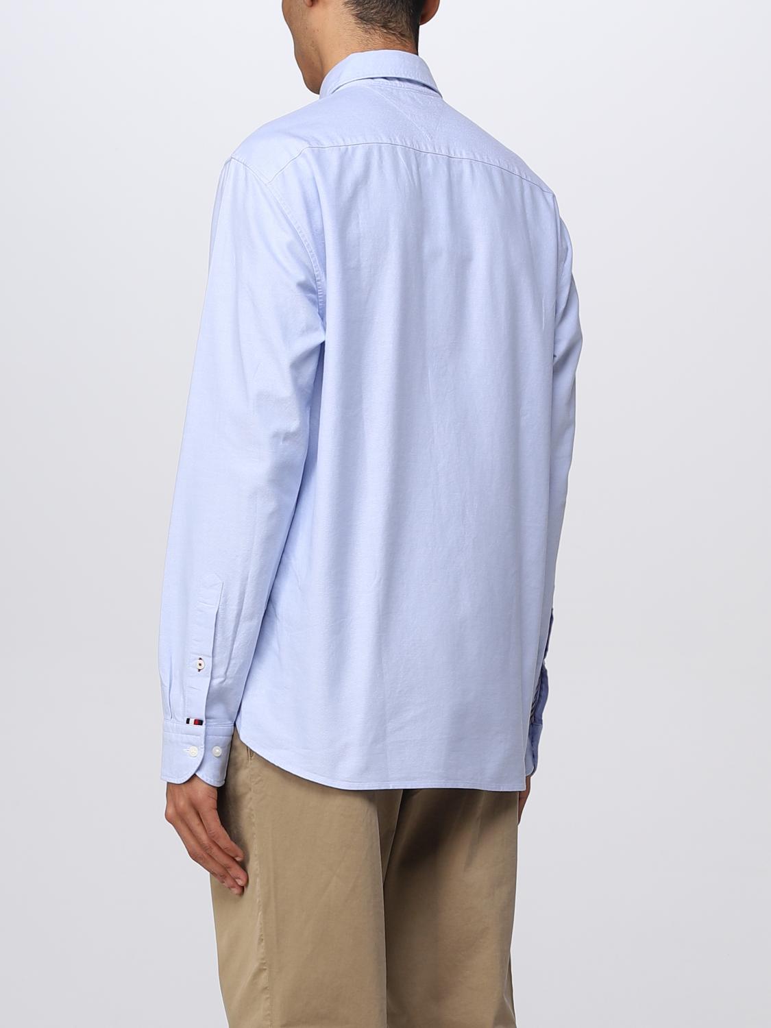 TOMMY HILFIGER CAMICIA: Camicia Tommy Hilfiger in cotone, Azzurro - Img 2