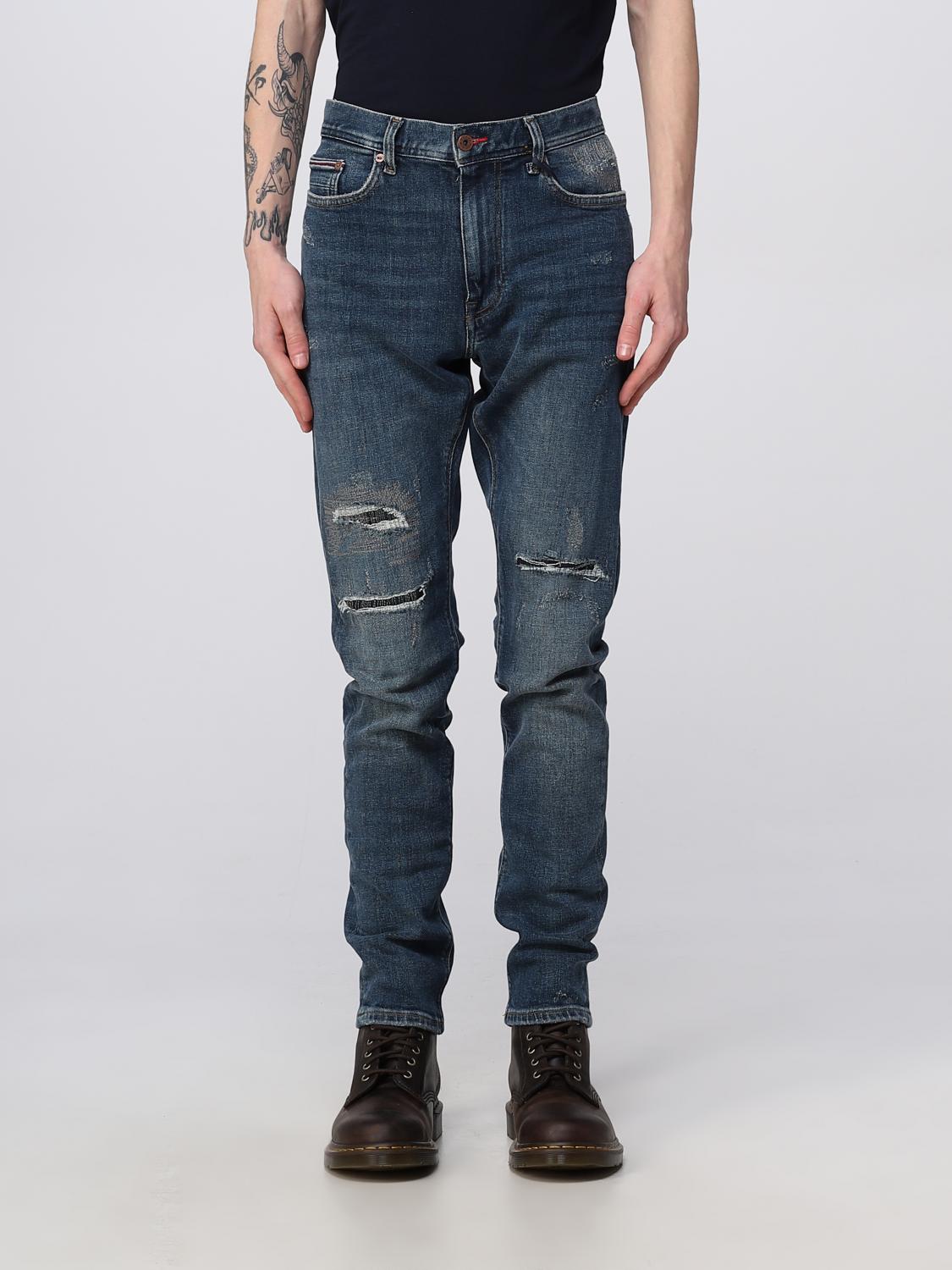 Tommy Hilfiger Azzurro Cotton Men's Jean main image 1