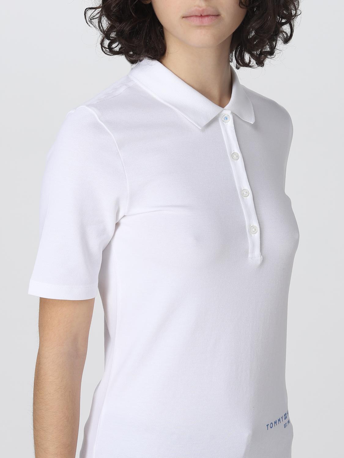 TOMMY HILFIGER POLO: Polo mujer Tommy Hilfiger, Blanco - Img 4
