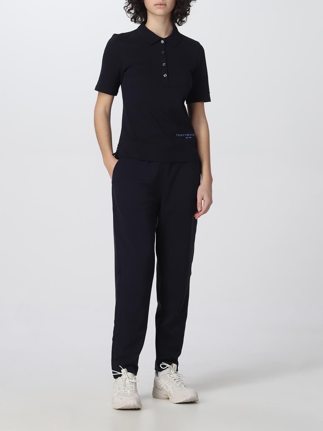 TOMMY HILFIGER POLO: Polo mujer Tommy Hilfiger, Azul Oscuro - Img 2