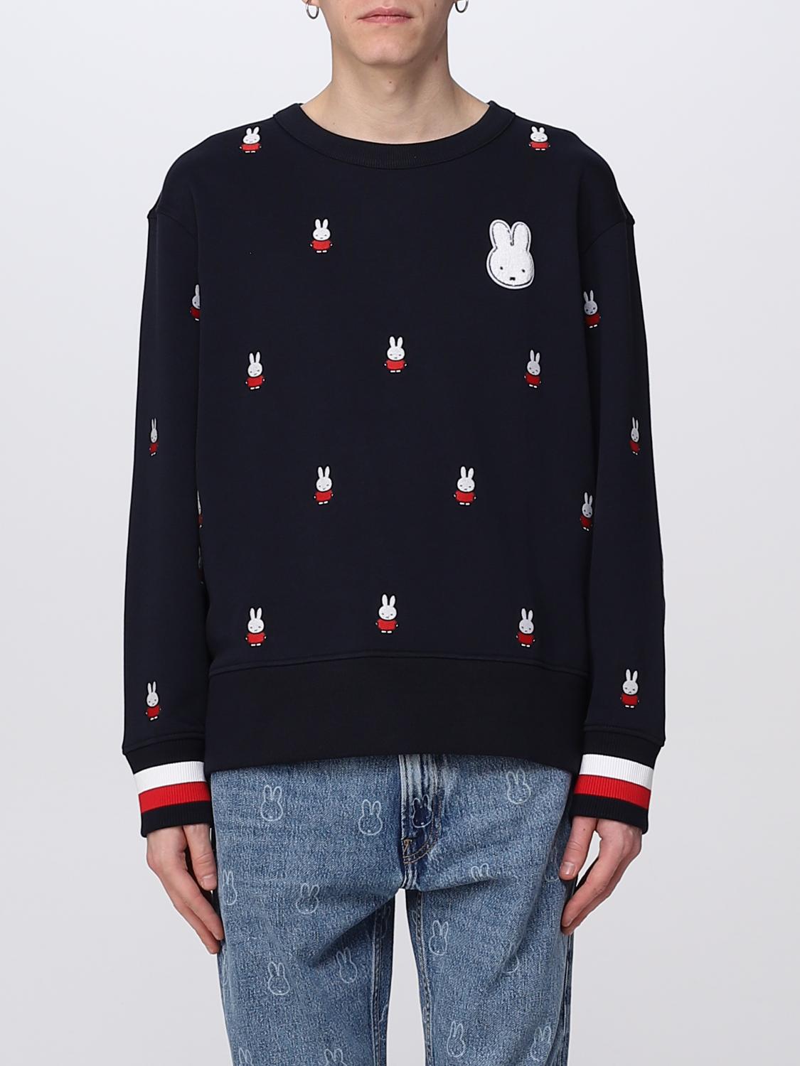TOMMY HILFIGER X MIFFY: Sweater men - Blue | Tommy Hilfiger X Miffy ...