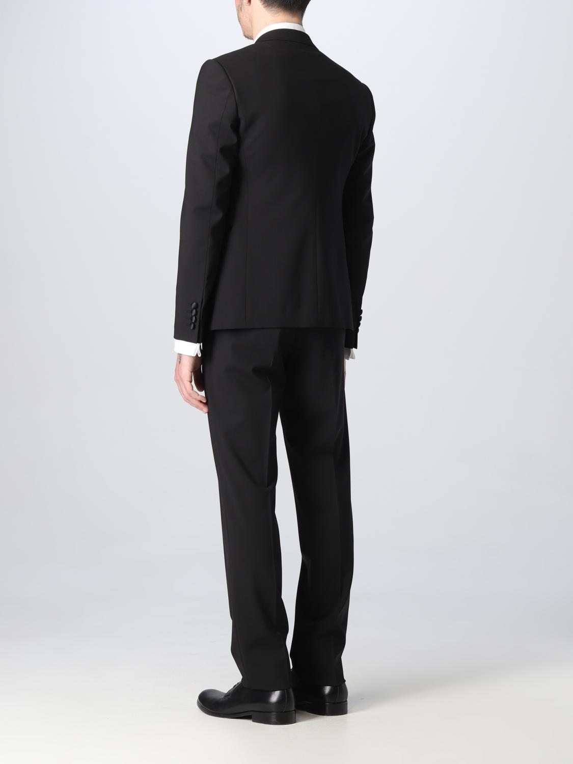 EMPORIO ARMANI SUIT: Emporio Armani tuxedo in wool blend, Black - Img 3