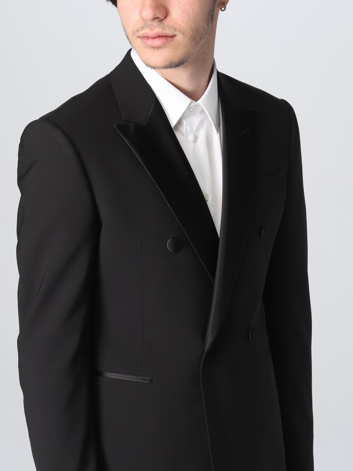EMPORIO ARMANI SUIT: Emporio Armani tuxedo in wool blend, Black - Img 5