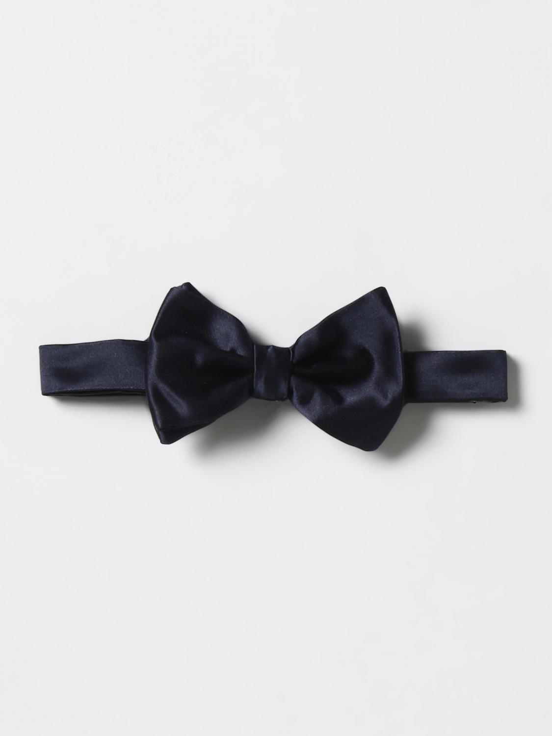 EMPORIO ARMANI BOW TIE: Emporio Armani silk bow tie, Blue - Img 1