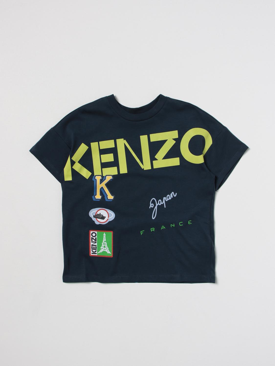 Kenzo Kids T-shirt kids Kenzo Junior - Blue | K25794 | GIGLIO.COM