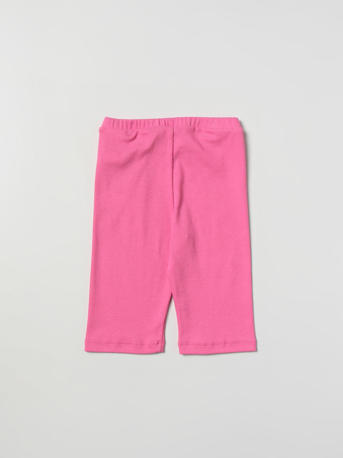 OFF-WHITE KIDS SHORT: Off-White shorts in stretch fabric, Fuchsia - Img 2