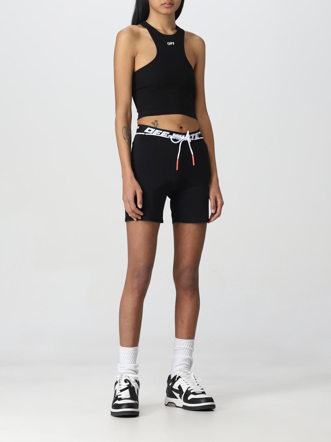 OFF-WHITE SHORTS: Shorts damen Off-white, Schwarz - Img 2