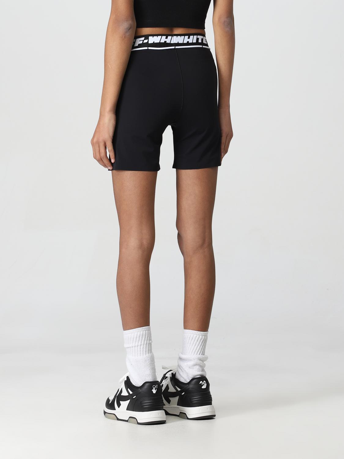 OFF-WHITE SHORTS: Shorts damen Off-white, Schwarz - Img 3
