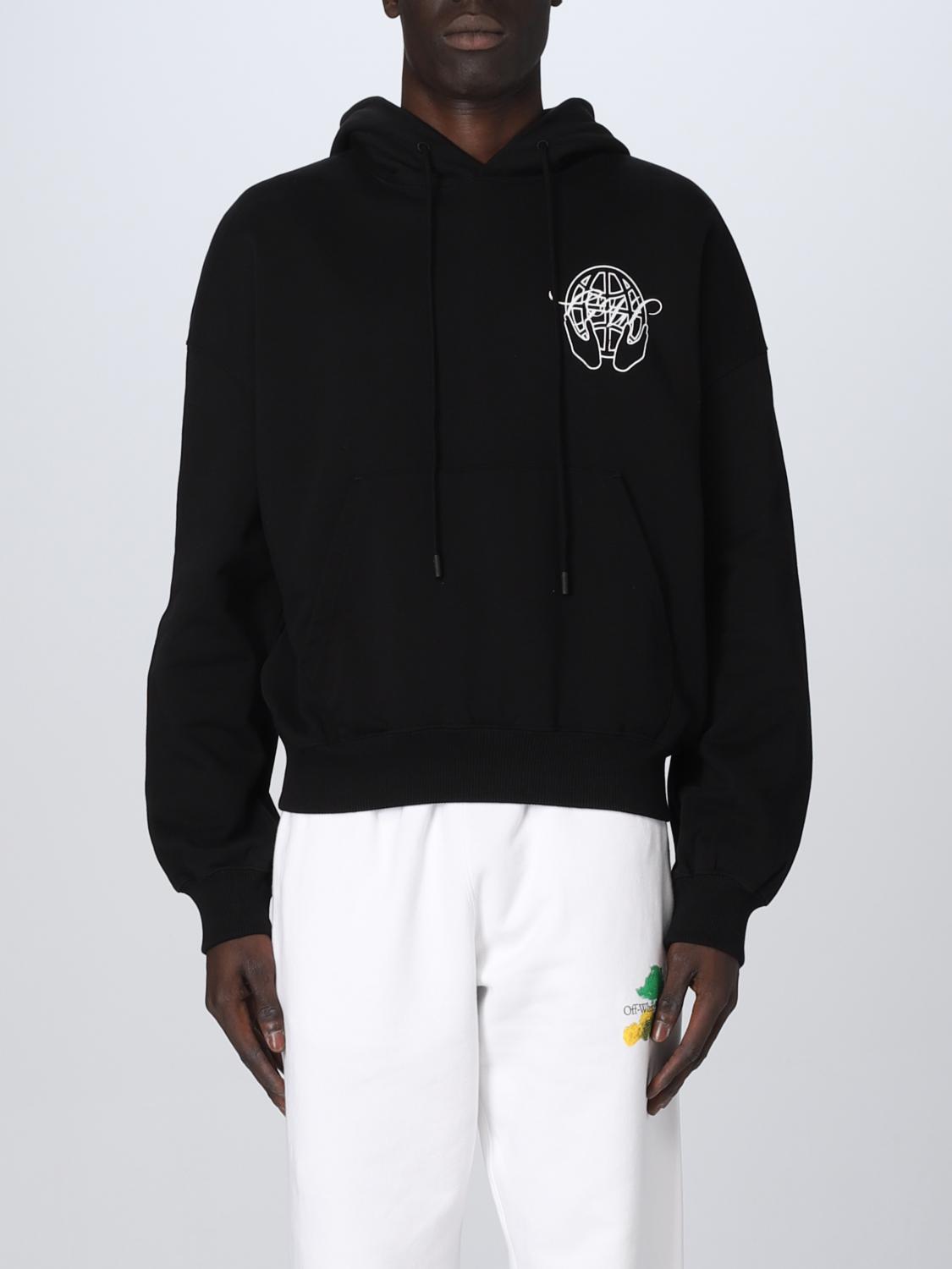 OFF-WHITE SUDADERA: Sudadera hombre Off-white, Negro - Img 1