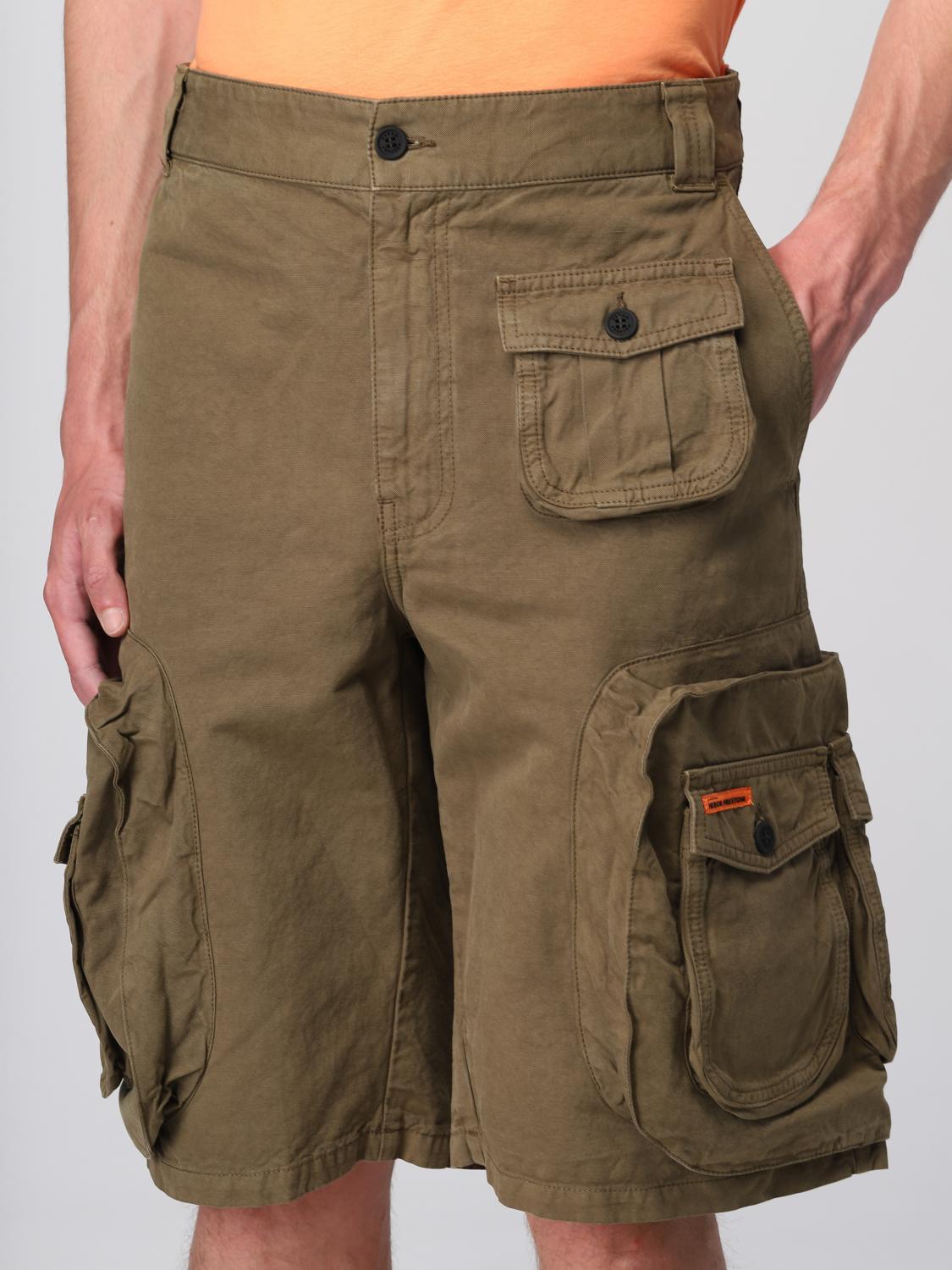 Heron Preston Short men - Military | HMCS001S23FAB001 | GIGLIO.COM