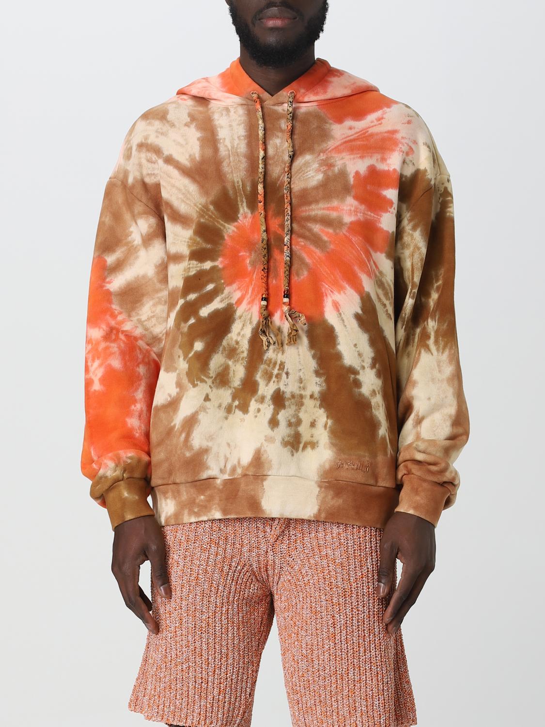 ALANUI SWEATSHIRT: Pull homme Alanui, Orange - Img 1