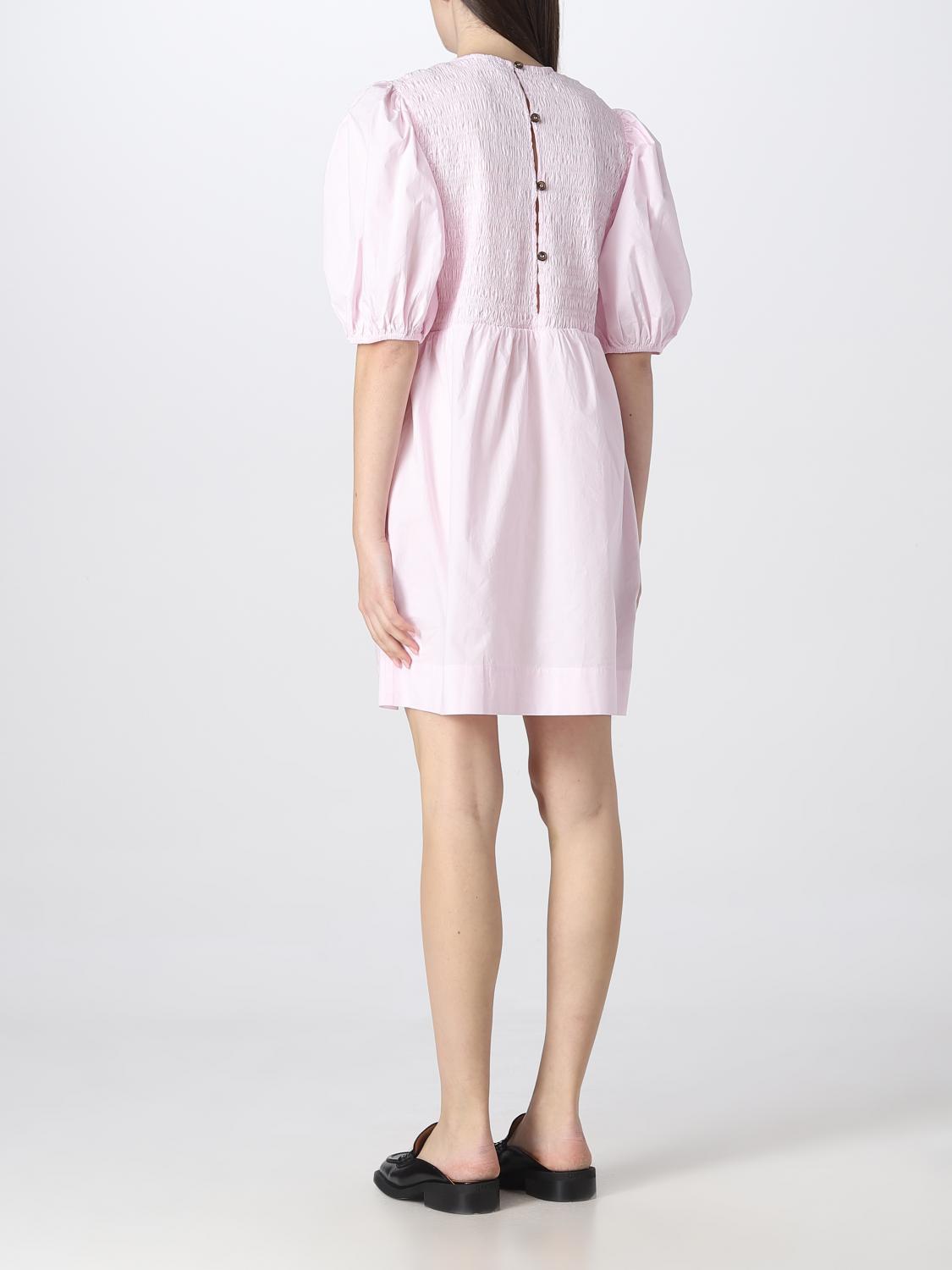GANNI DRESS: Ganni dress in cotton, Pink - Img 2