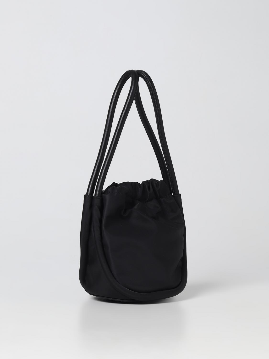 GANNI BORSA MINI: Borsa Ganni in nylon riciclato, Nero - Img 2