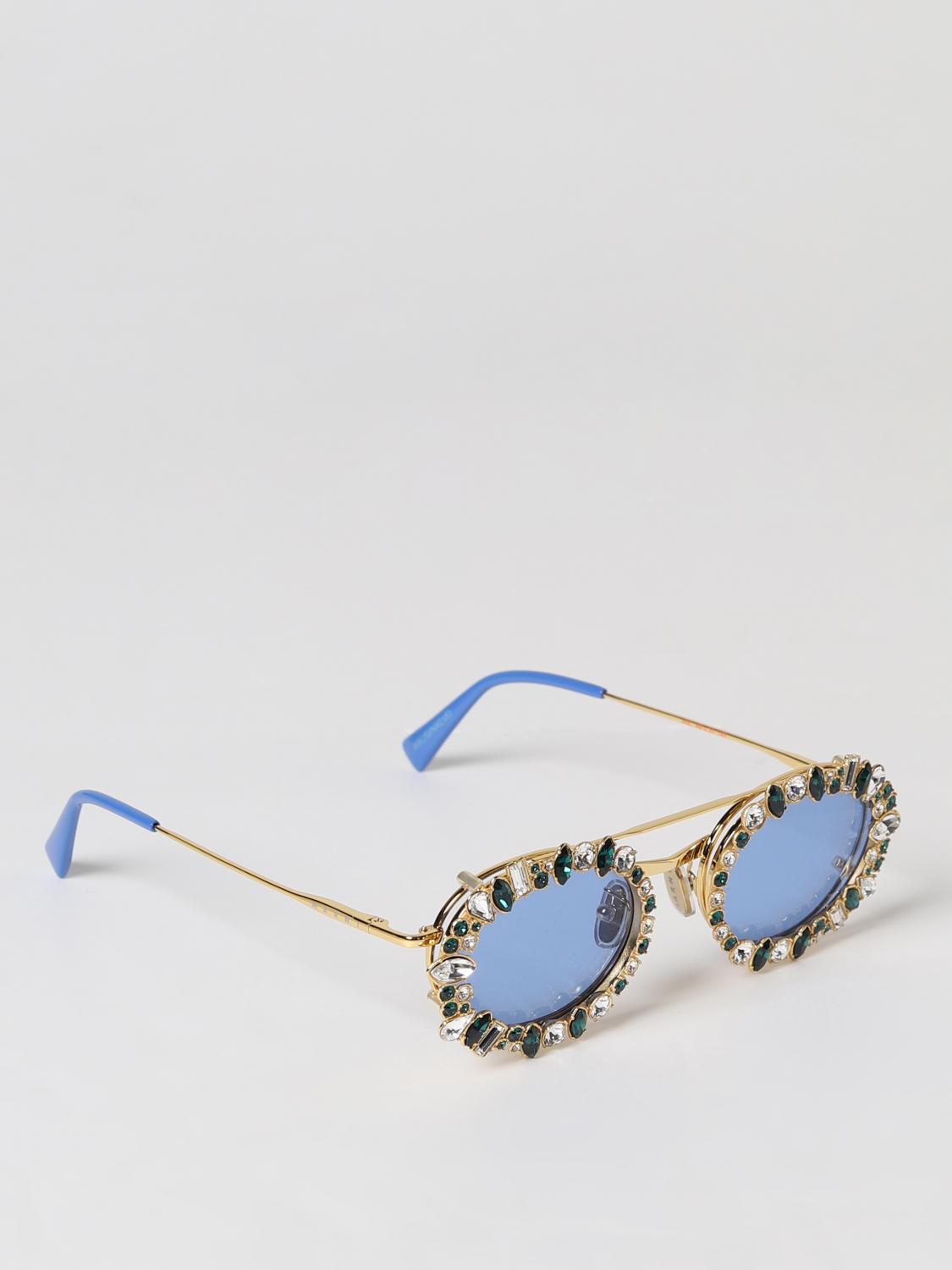 MARNI X RETROSUPERFUTURE SUNGLASSES: Glasses woman Marni, Gnawed Blue - Img 1