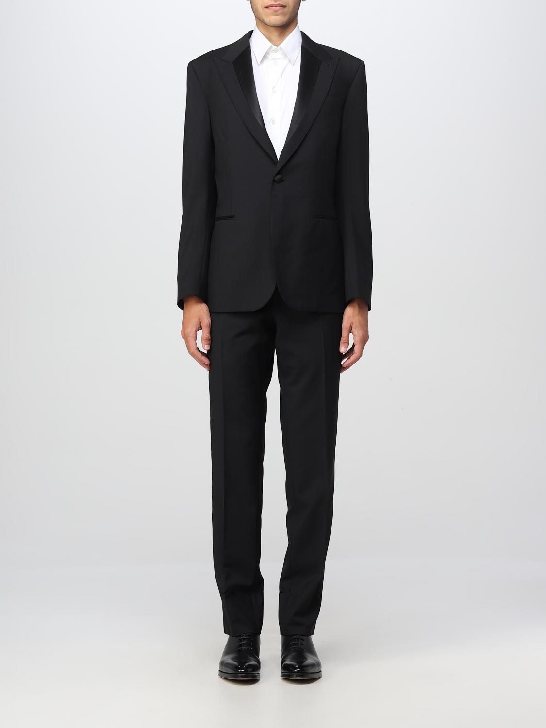 BRIONI SUIT: Brioni virgin wool suit, Black - Img 1
