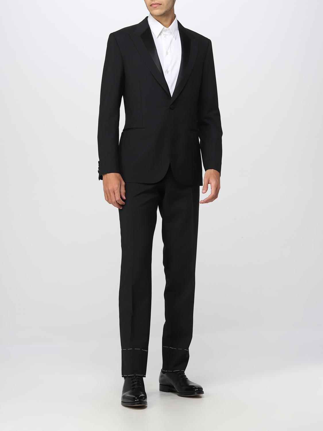 BRIONI SUIT: Brioni virgin wool suit, Black - Img 2