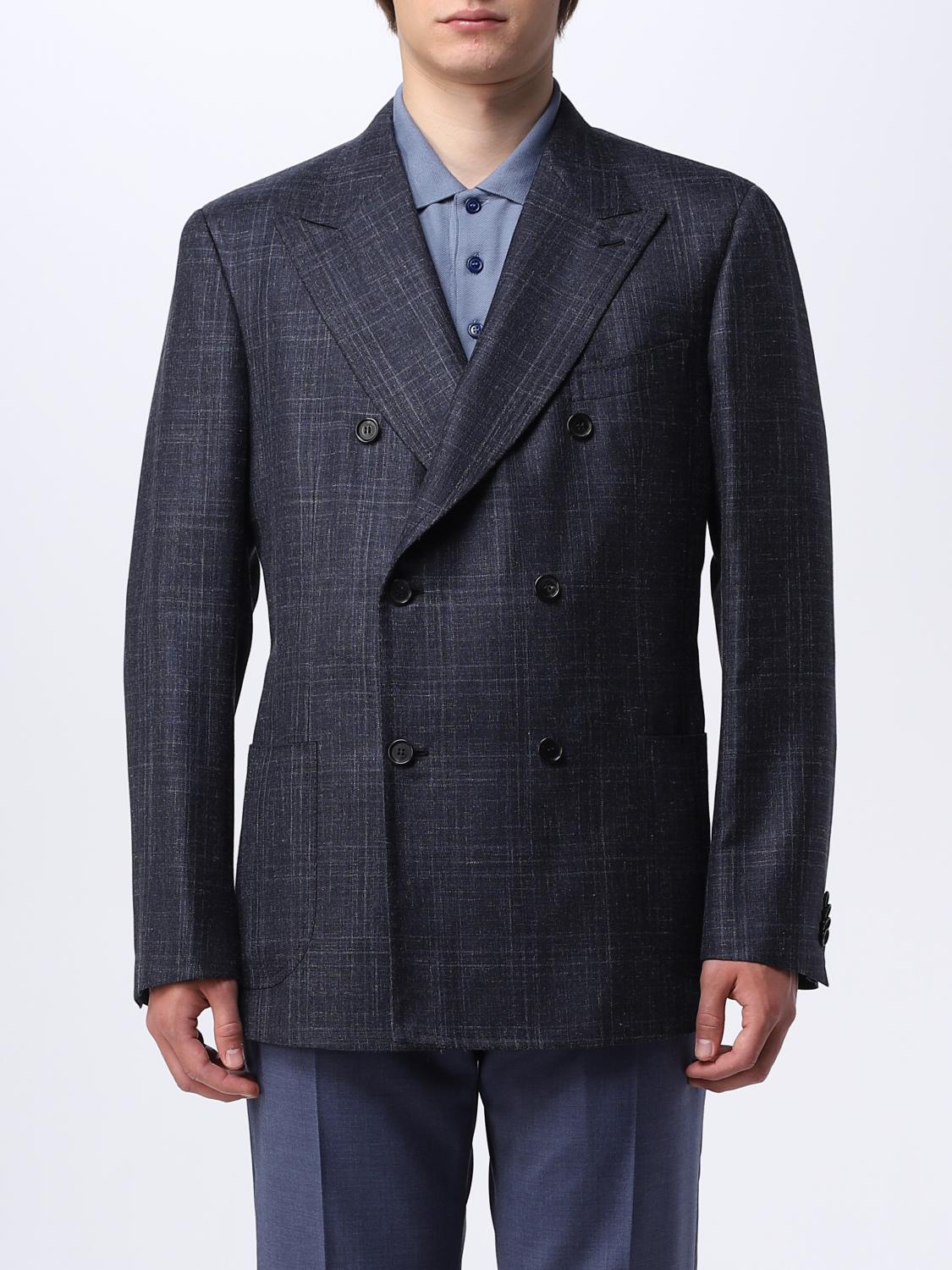 BRIONI JACKET: Blazer men Brioni, Blue - Img 1