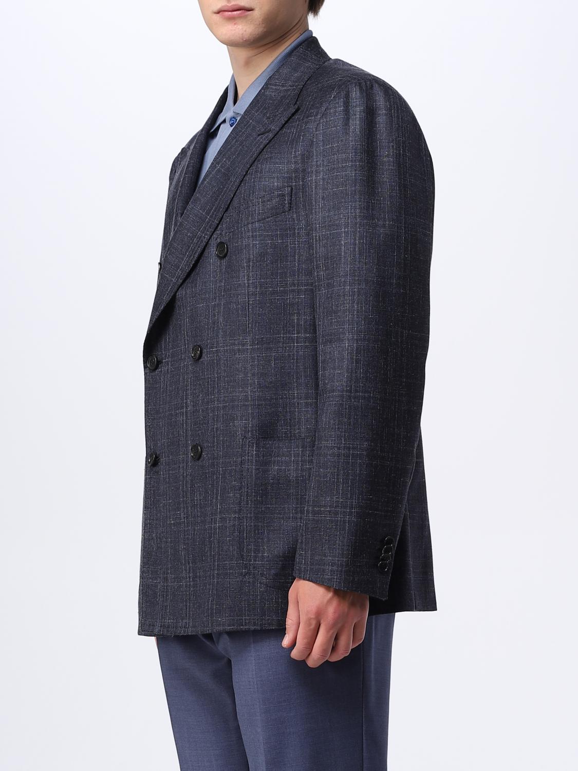 BRIONI JACKET: Blazer men Brioni, Blue - Img 4