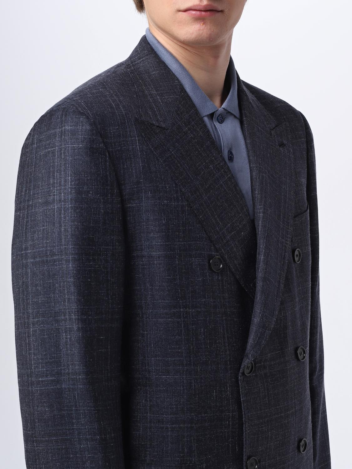 BRIONI JACKET: Blazer men Brioni, Blue - Img 5