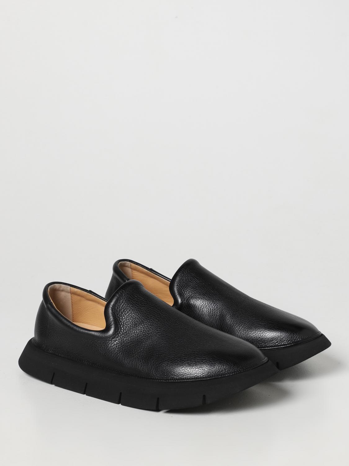MARSÈLL: carved slippers in soft leather - Black | Marsèll loafers